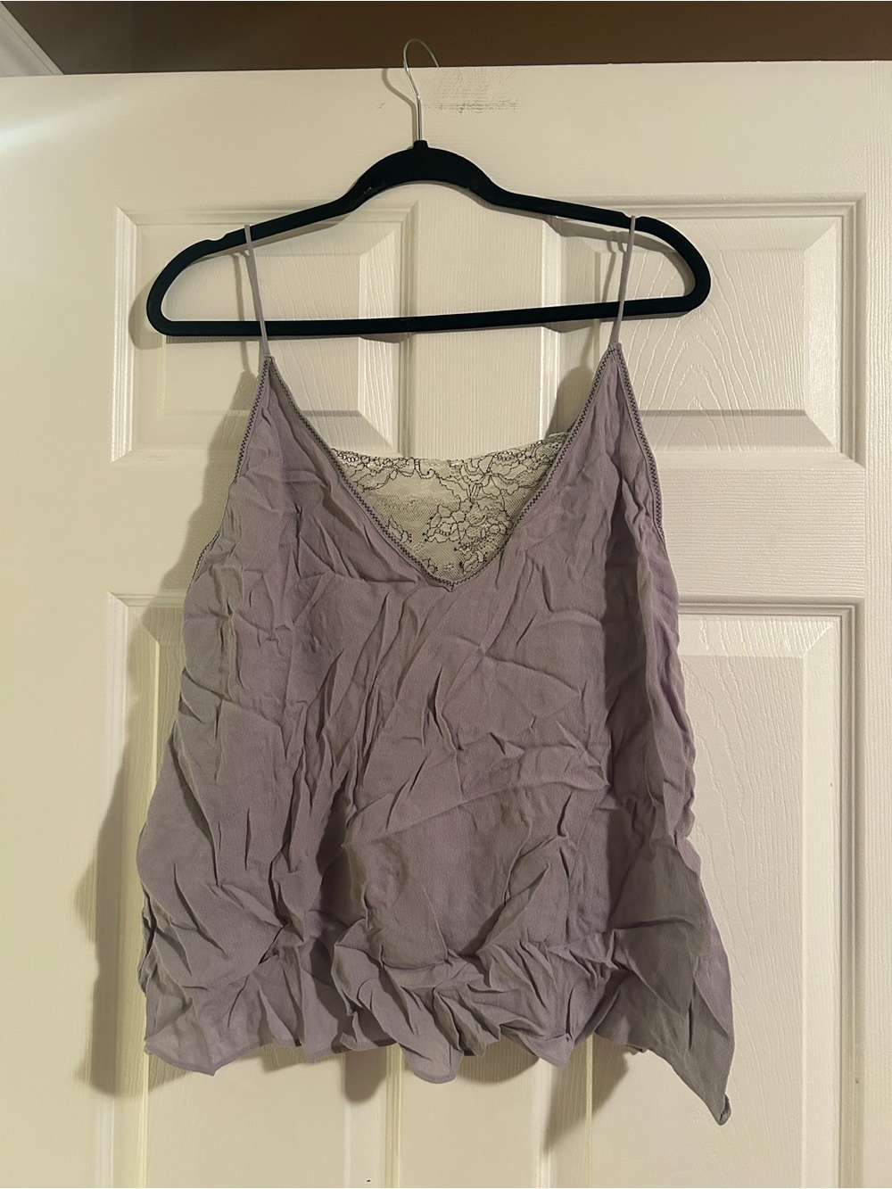 Mustard Seed Lavender Lace-Trim Camisole